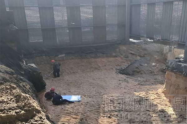 內蒙古煤泥烘干機基礎建設施工現場 內蒙古煤泥烘干機基礎建設施工現場