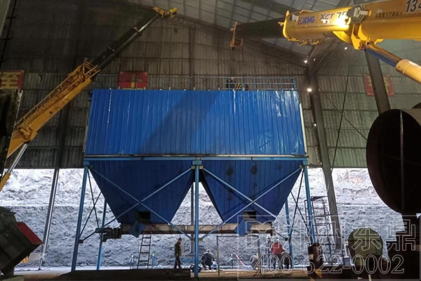 陜西咸陽煤泥烘干機設備項目安裝現場