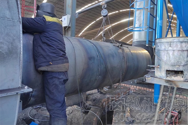 山西運城煤泥烘干機(jī)設(shè)備施工現(xiàn)場