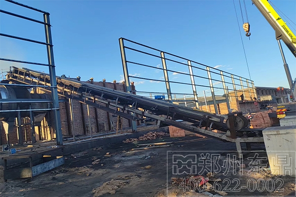 山西朔州煤泥烘干項目施工實拍現場 山西朔州煤泥烘干項目施工實拍現場