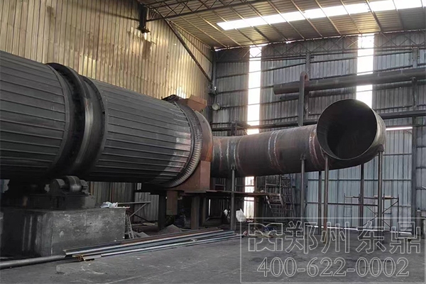 陜西神木煤泥烘干機項目改造現(xiàn)場