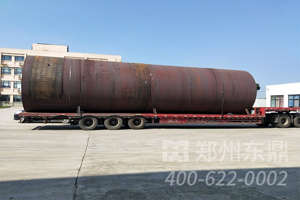 山西朔州煤泥烘干機設備裝車發貨現場